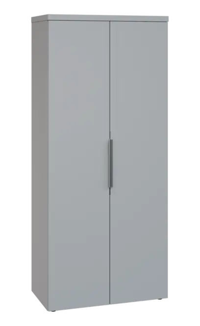 SISR 5 - 81 šatní skříň, 2-dveřová, výsuvné ramínko, 1820x800x400, šedá